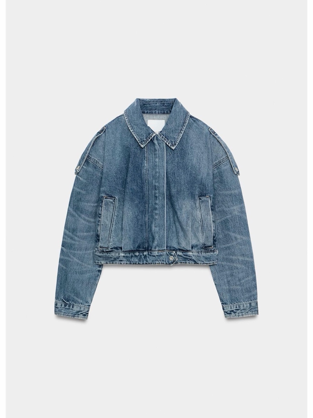 Zara Blue Denim Women’s Jeans Jacket - Picture 5 of 6